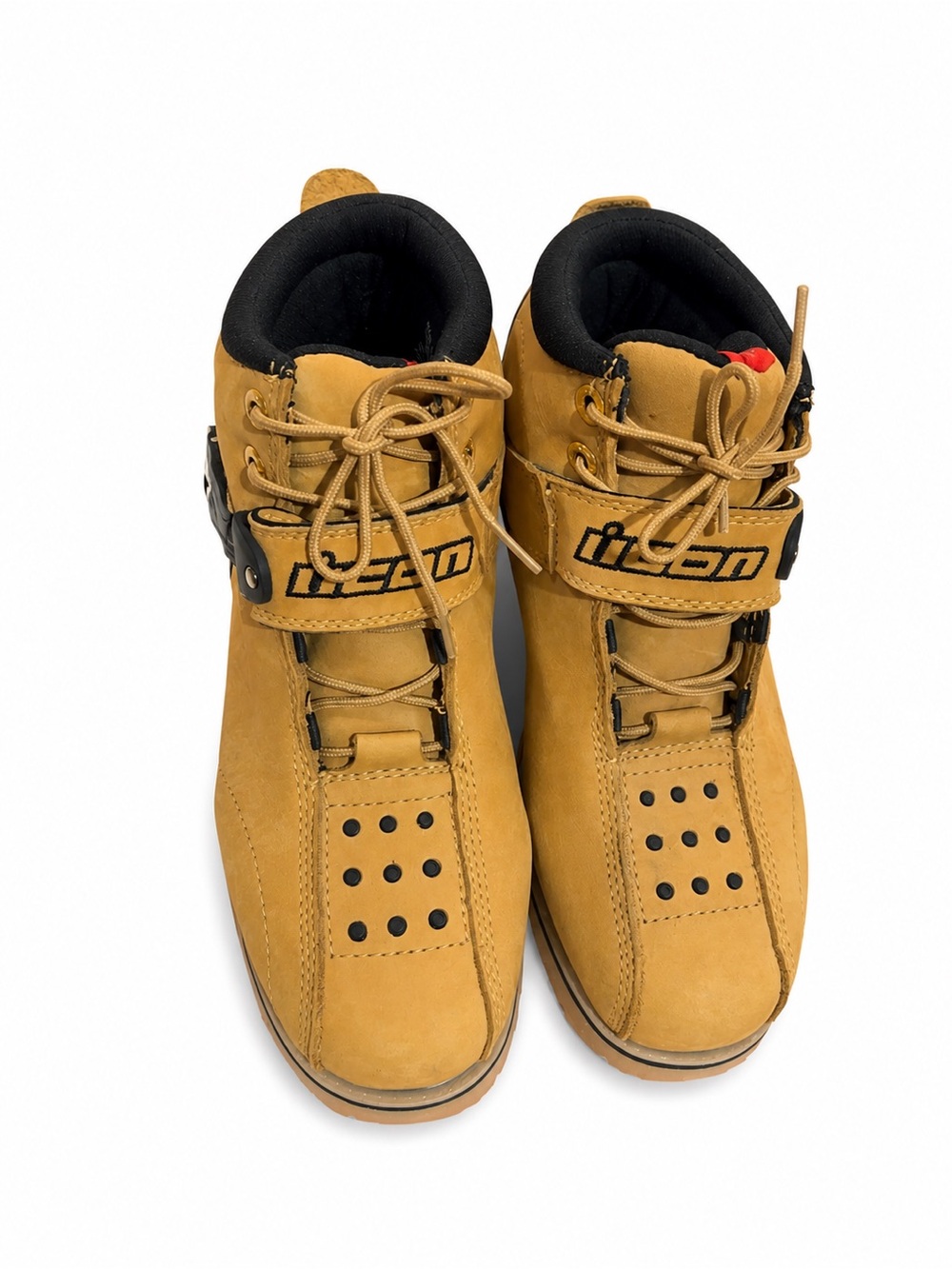 ICON SuperDuty 4 Motorcytle Boots Wheat Tan Size 9 US Mens Street Riding Boot